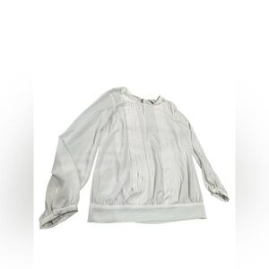 Forever 21 White Sheer‎ Blouse